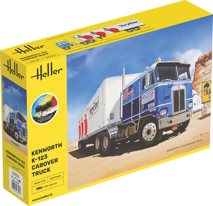 Heller STARTER KIT Kenworth K-123 Cabover Truck 1:43