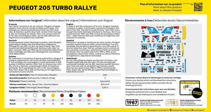 Heller - Gift Set Peugeot 205 Turbo Rallye 56189