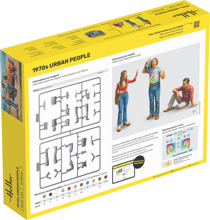 Heller STARTER KIT 1970er Stadtmenschen 1:24