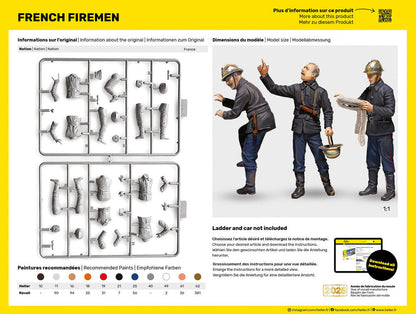 Heller STARTER KIT Feuerwehrmanner 1:24