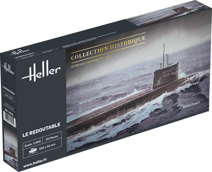 Heller 1/400 Le Redoutable French Submarine Model Kit 81075