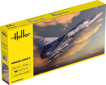 Heller 1/72 Mirage 2000C Jet Fighter Model Kit 80303