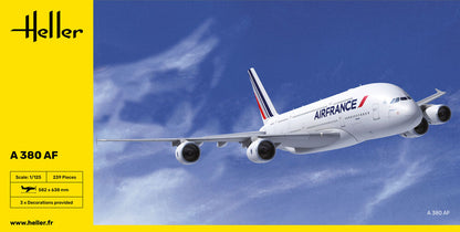 Heller 1/125 Scale Airbus A380 Air France Model Kit 80436