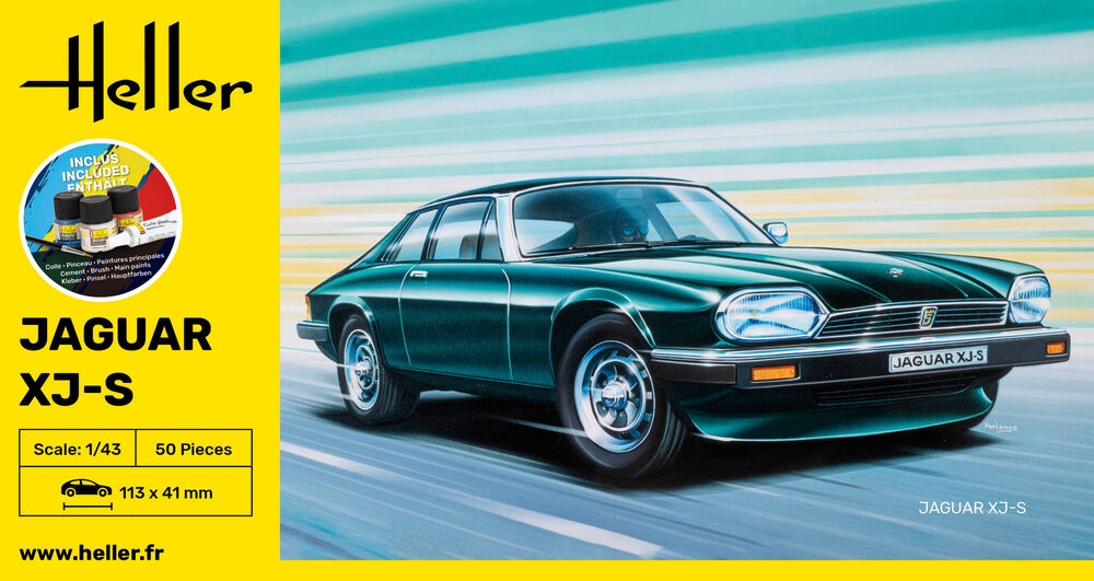 Heller STARTER KIT Jaguar XJ-S 1:43