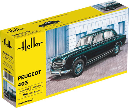 Heller 1/43 Peugeot 403 Plastic Model Kit 80161