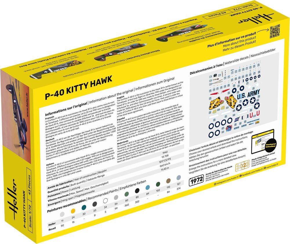Heller P-40 Kitty Hawk 1:72