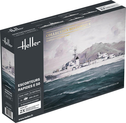 Heller 1/400 Escorteurs Rapides E50 Escort Ship Model Kit 81093