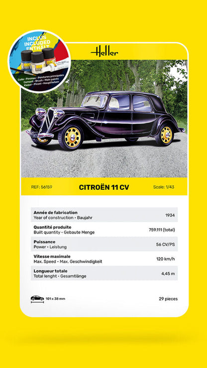 Heller - Gift Set Citroen 11 CV 56159