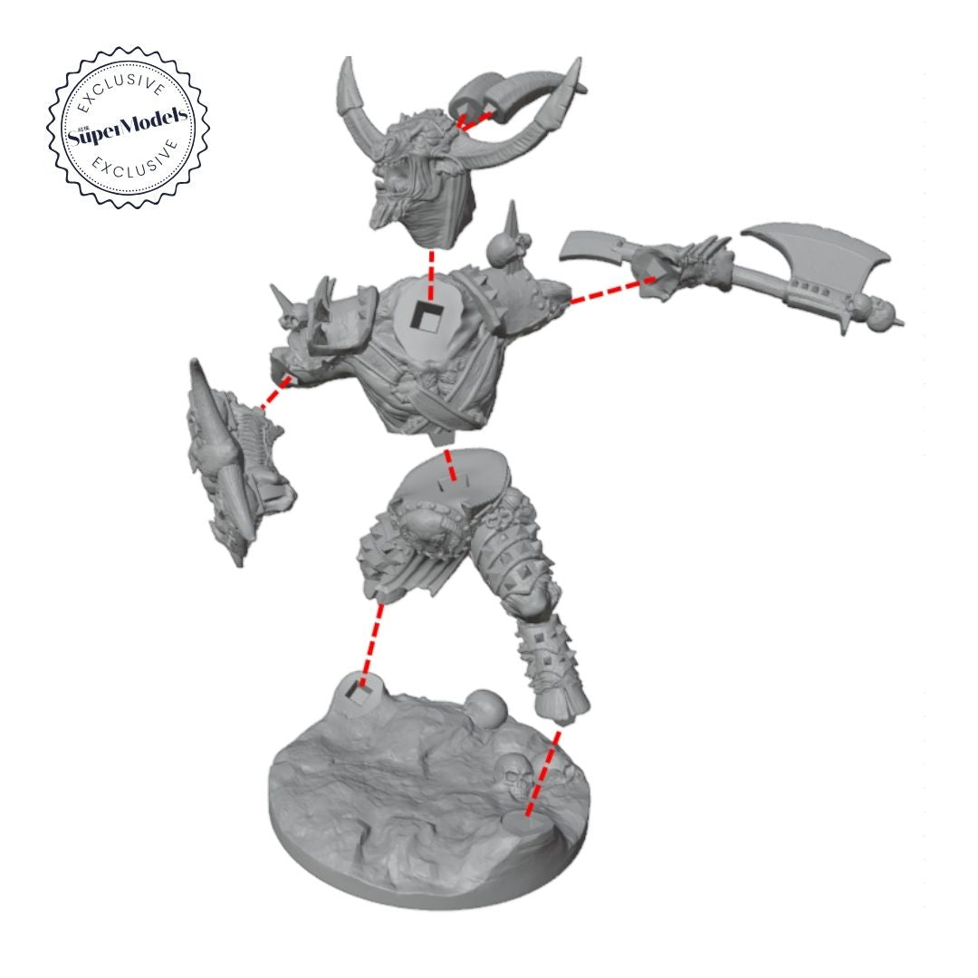 The Days of Valkryx - Minotaur (Pose 1)