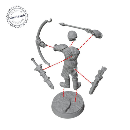 The Days of Valkryx - Archers of Mynsterlif (Pack of 3)