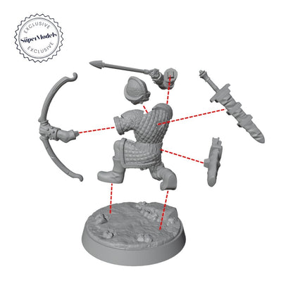 The Days of Valkryx - Archers of Mynsterlif (Pack of 3)