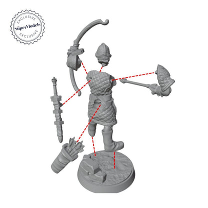 The Days of Valkryx - Archers of Mynsterlif (Pack of 3)