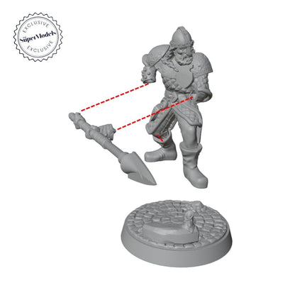 The Days of Valkryx - Spearmen of Mynsterilf (Pack of 3)