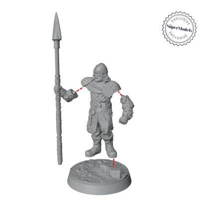 The Days of Valkryx - Spearmen of Mynsterilf (Pack of 3)