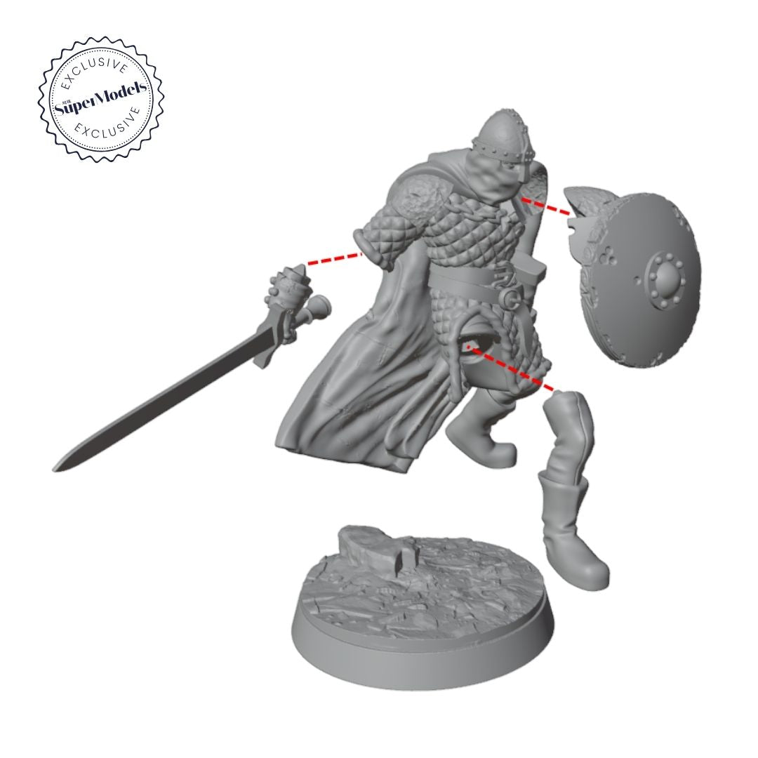 The Days of Valkryx - Swordsmen of Mynsterilf (Pack of 3)