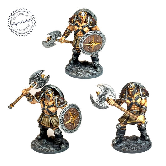 The Days of Valkryx - Dwarf Warriors (Pack of 3)