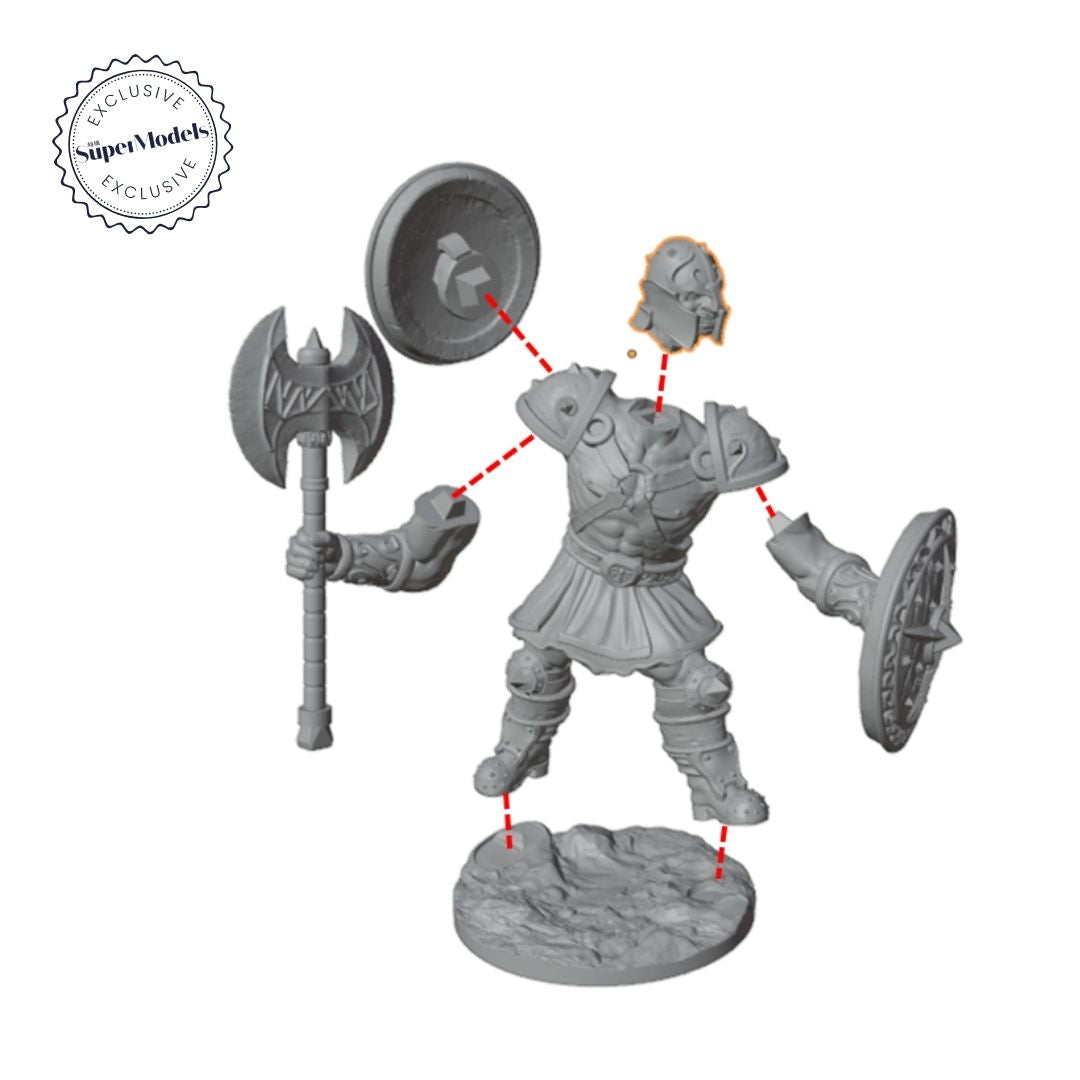 The Days of Valkryx - Dwarf Warriors (Pack of 3)