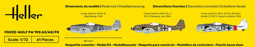 Heller FW 190 A5/A8/F8 1:72