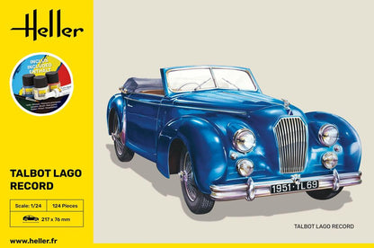 Heller STARTER KIT Talbot Lago Record 1:24