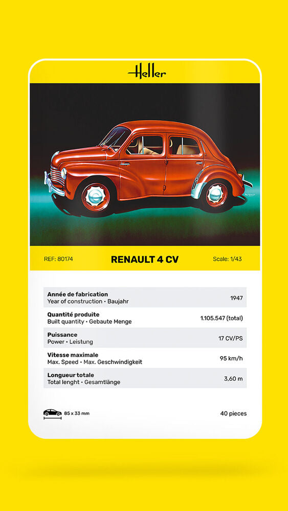 1/43 Heller - Renault 4 CV 80174