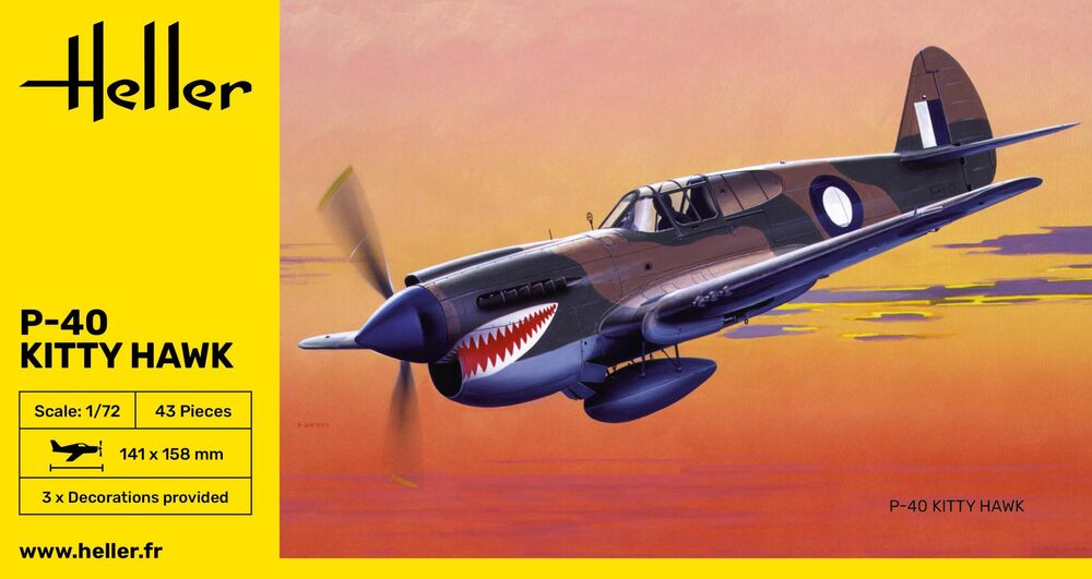 Heller P-40 Kitty Hawk 1:72