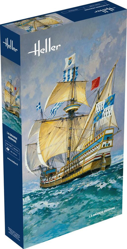 Heller 1/150 La Grande Hermine Sailing Ship Model Kit 80841
