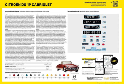 Heller - Citroen DS 19 Cabriolet 80796