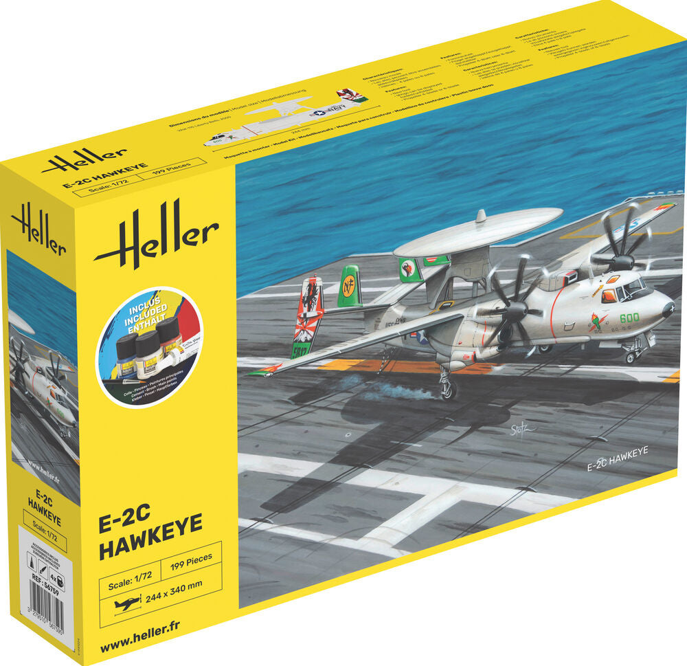 Heller STARTER KIT E-2C Hawkeye 1:72