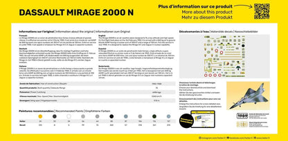 Heller STARTER KIT Mirage 2000 N 1:72