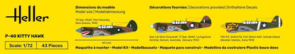 Heller P-40 Kitty Hawk 1:72