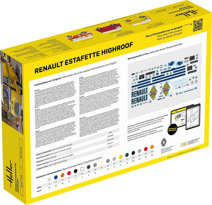 Heller 1/24 Renault Estafette Highroof Plastic Model Kit 80740