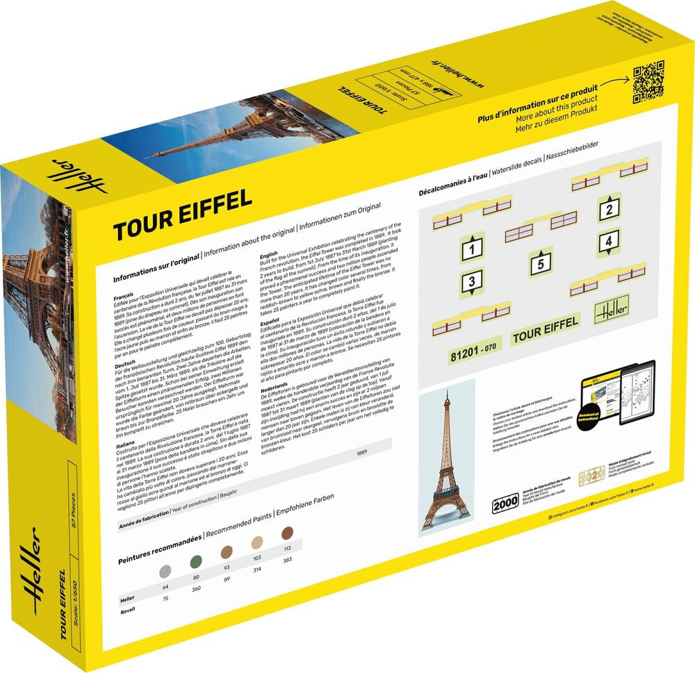 Heller STARTER KIT Tour Eiffel 1:650