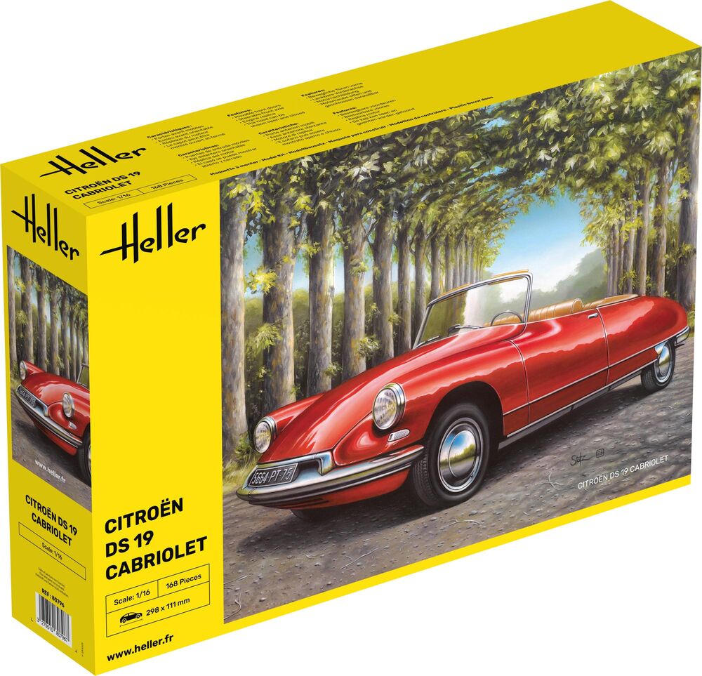 Heller - Citroen DS 19 Cabriolet 80796