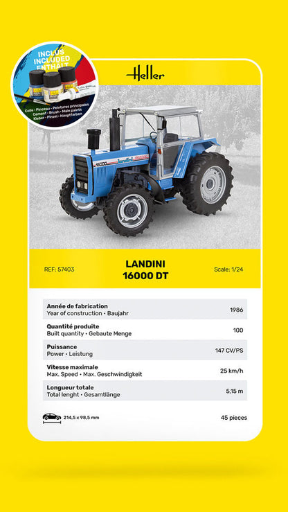 Heller STARTER KIT Landini 16000 DT 1:24