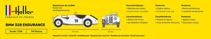 Heller STARTER KIT 328 Endurance 1:24