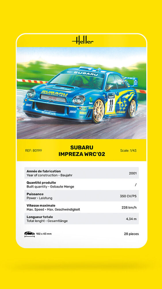 Heller Impreza WRC'02 1:43