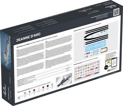 Heller 1/400 Jeanne d'Arc French Helicopter Carrier Model Kit 81034