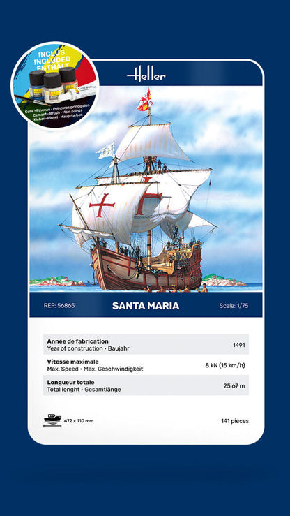 Heller STARTER KIT Santa Maria 1:75