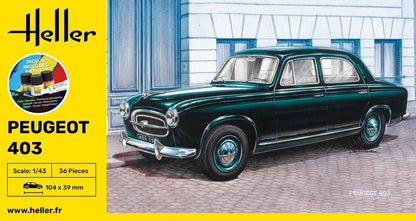 Heller STARTER KIT Peugeot 403 1:43