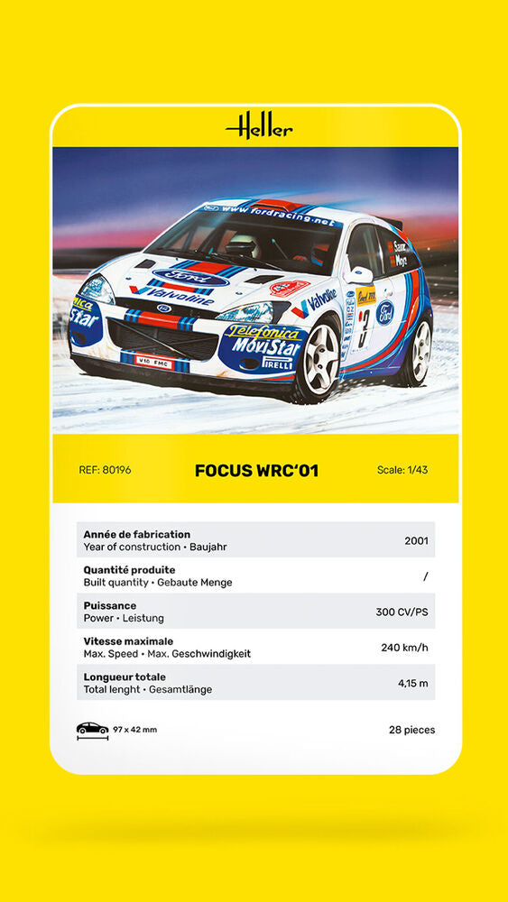 Heller - Ford Focus WRC'01 80196