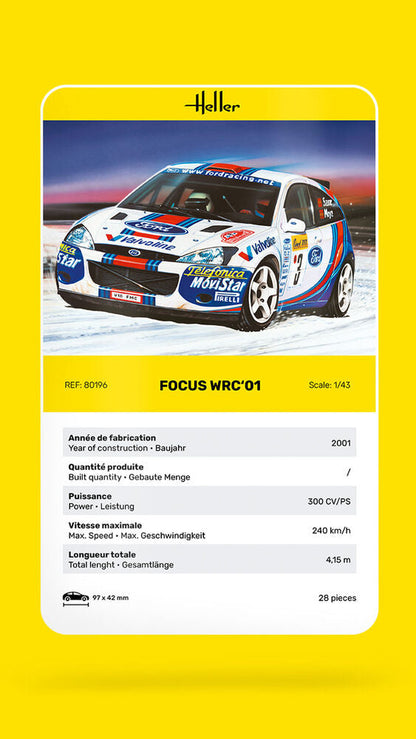 Heller - Ford Focus WRC'01 80196