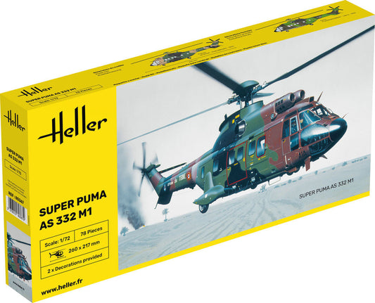 Heller 1/72 Super Puma AS 332 M1 model kit 80367 box art