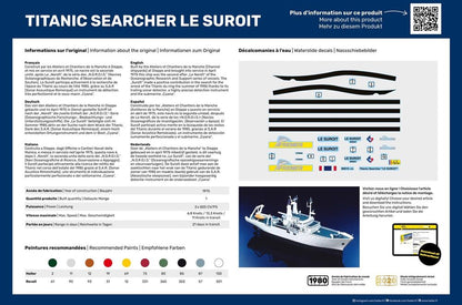 Heller STARTER KIT Titanic Searcher Le Suroit 1:200