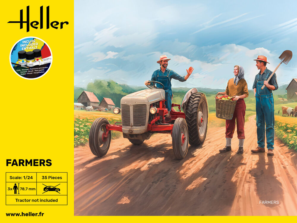 Heller STARTER KIT Farmers 1:24