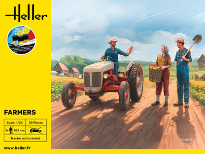 Heller STARTER KIT Farmers 1:24