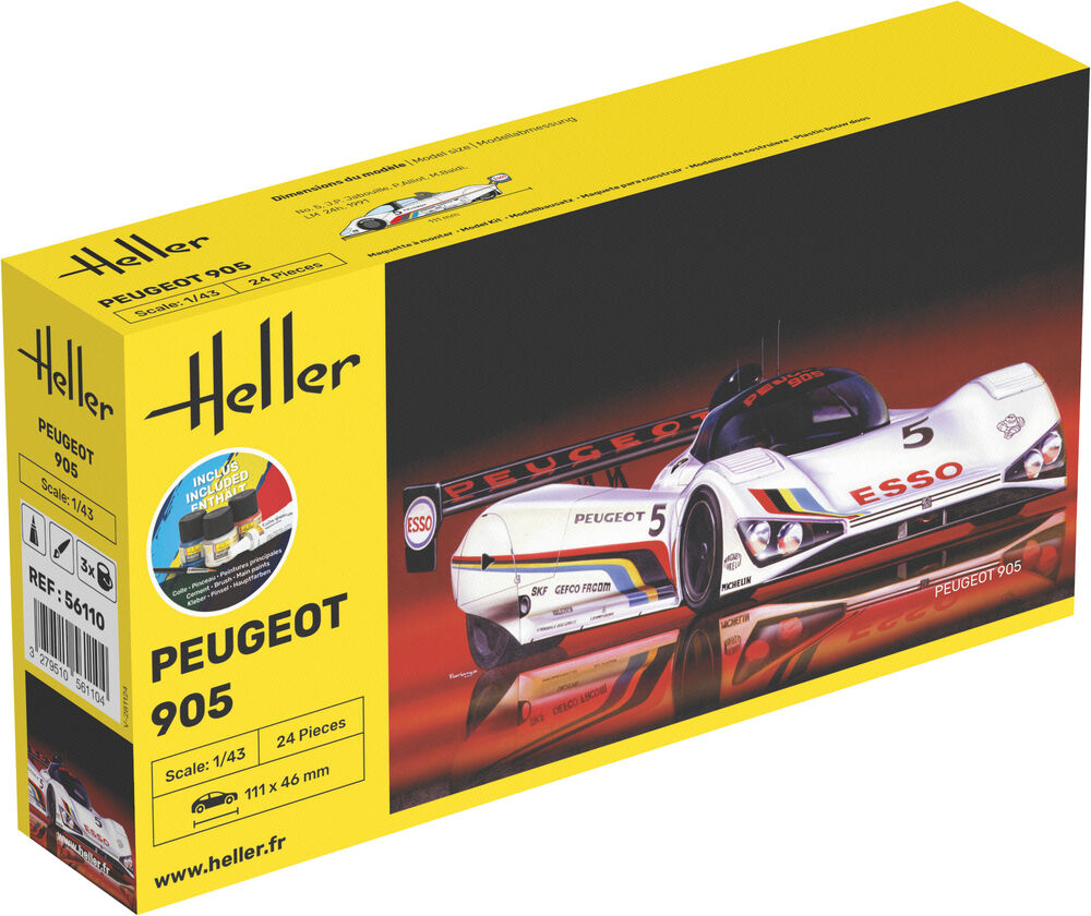 Heller - Gift Set Peugeot 905 56110