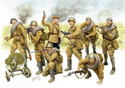 Zvezda 1/35 scale Red Army infantry figure set Z3526