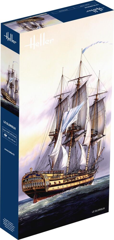 Heller 1/150 Le Glorieux French Ship of the Line Model Kit 80889