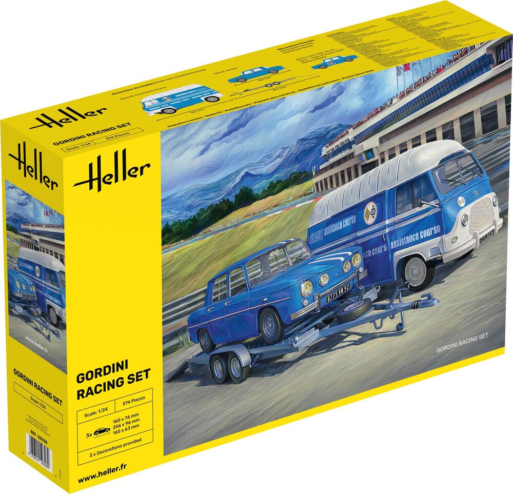 Heller 1/24 Gordini Racing Set Model Kit 50328