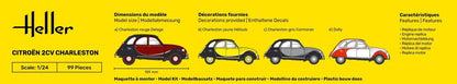 Heller - Gift Set Citroen 2CV Charleston 56766